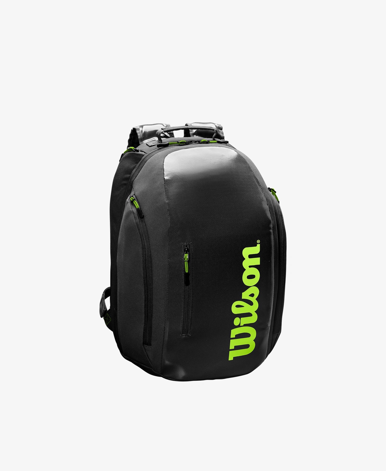 Wilson Super high quality Tour 2 Compartment (Charcoal/Green) tennis backpack.