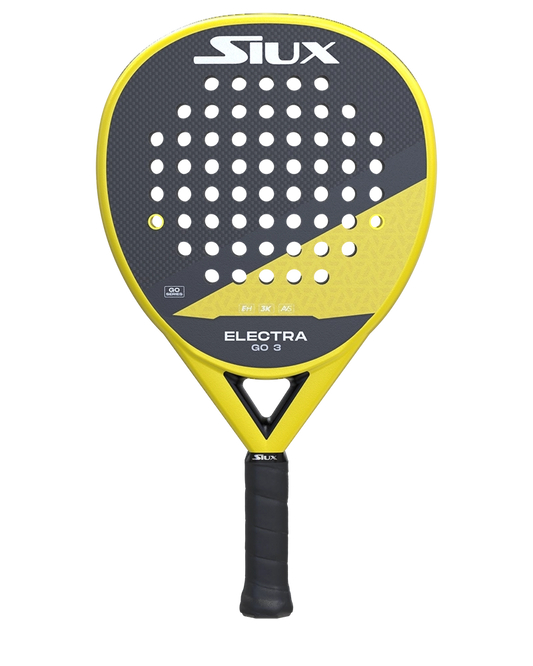 Siux Electra ST3 Go Padel Racket which is available for sale at GSM Sports