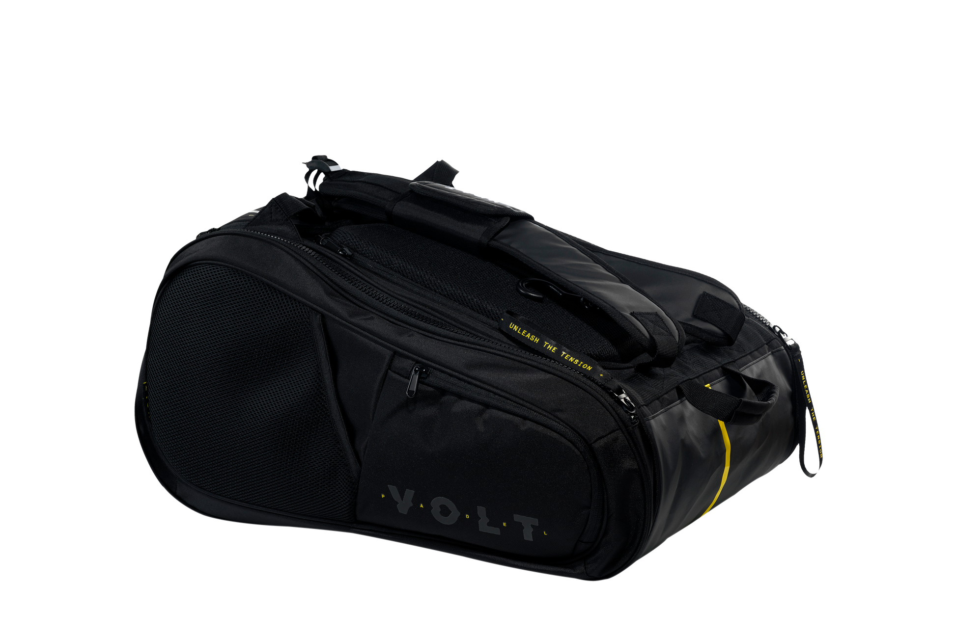 The Volt Padelbag in black available for sale at GSM Sports.   