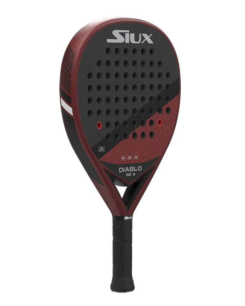 Siux Diablo Go 3 Padel Racket which is available for sale at GSM Sports