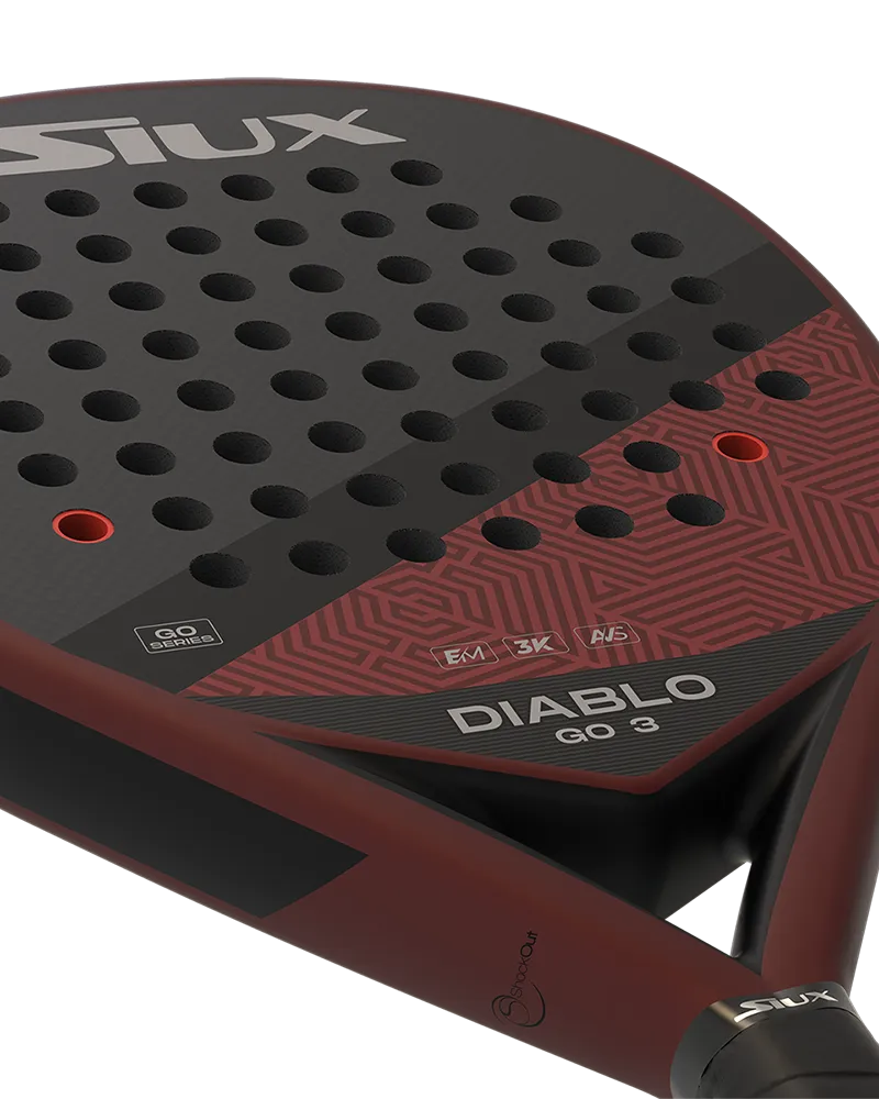 Siux Diablo Go 3 Padel Racket which is available for sale at GSM Sports