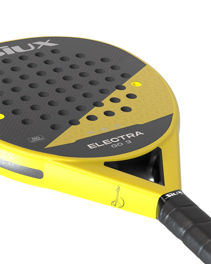 Siux Electra ST3 Go Padel Racket which is available for sale at GSM Sports