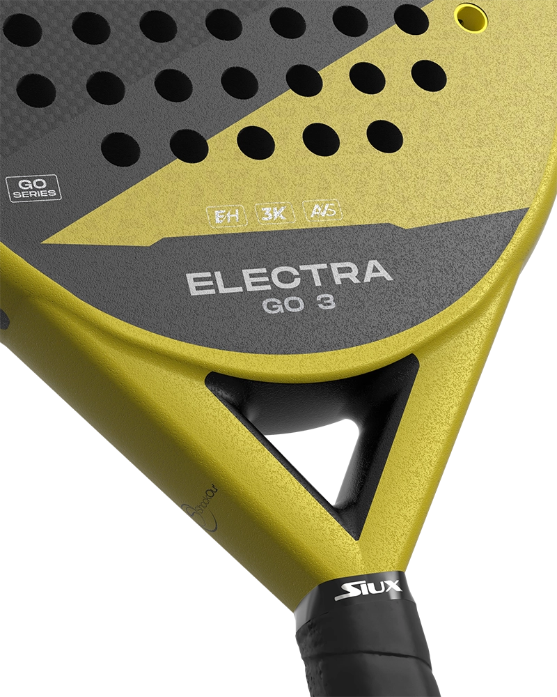 Siux Electra ST3 Go Padel Racket which is available for sale at GSM Sports