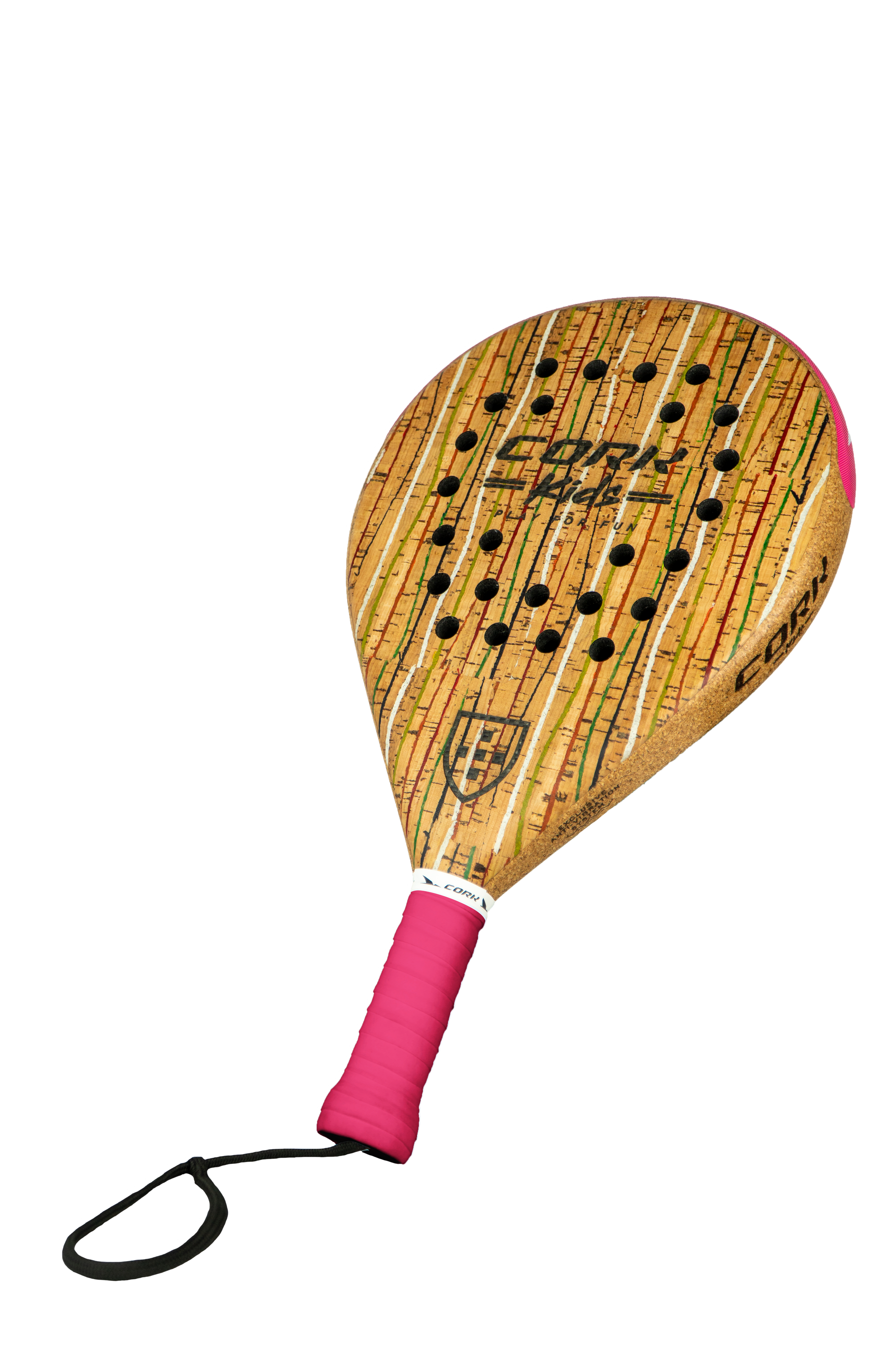 Cork Kids Padel Racket which is available for sale at GSM Sports