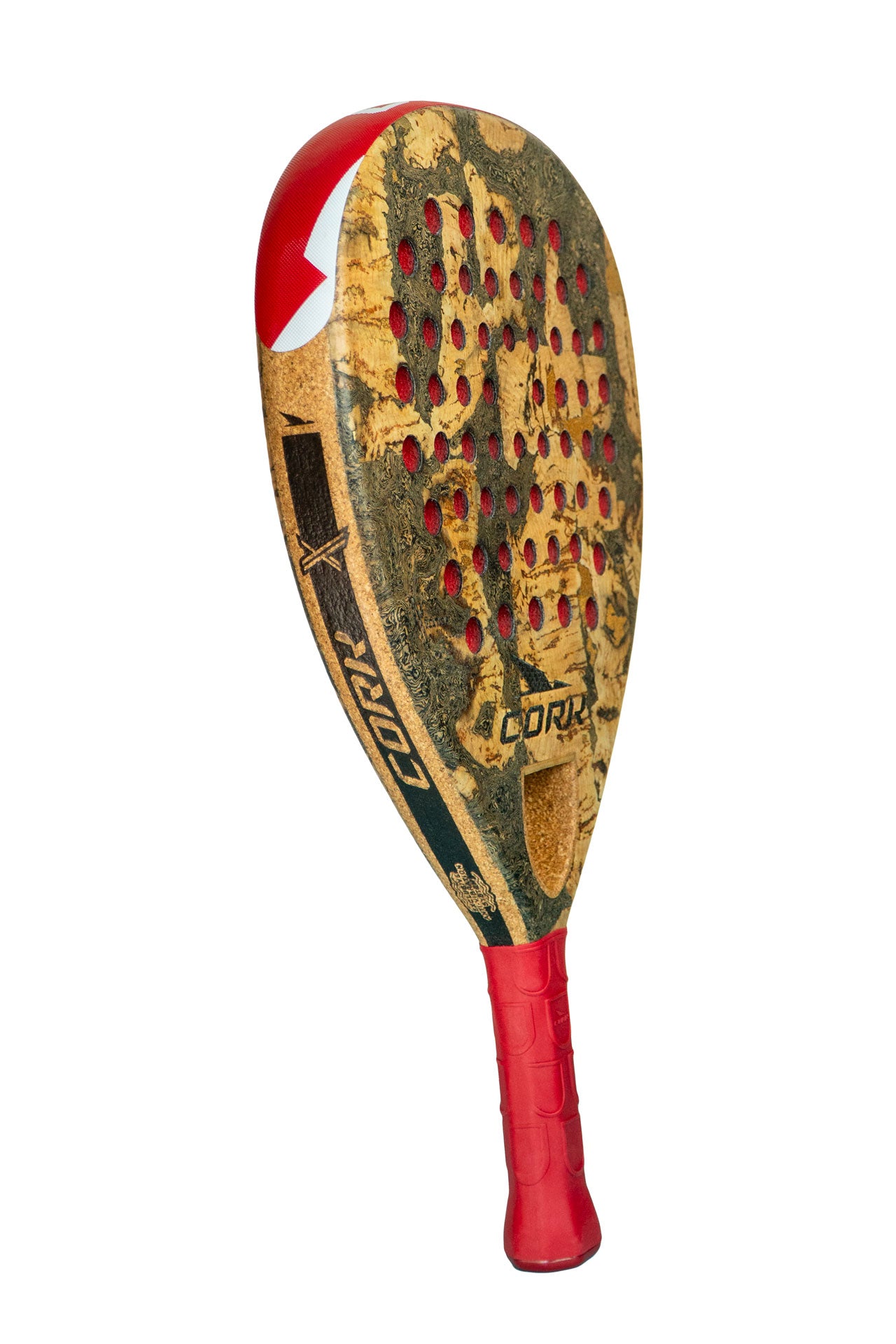 Cork Extreme Red Padel Racket which is available for sale at GSM Sports