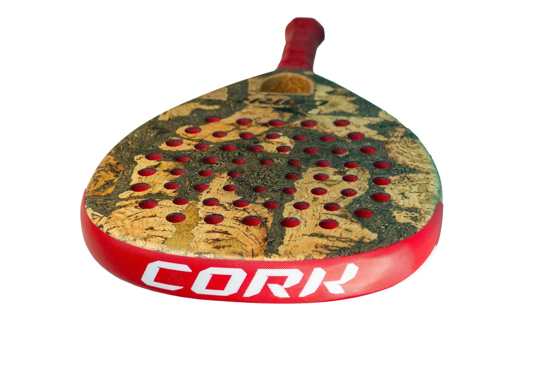 Cork Extreme Red Padel Racket which is available for sale at GSM Sports