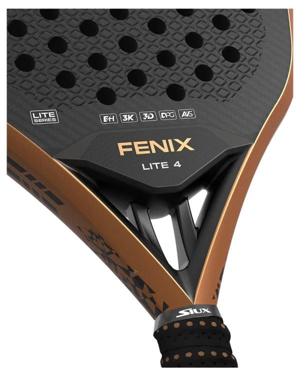 Siux Fenix Lite 4 Padel Racket  which is available for sale at GSM Sports