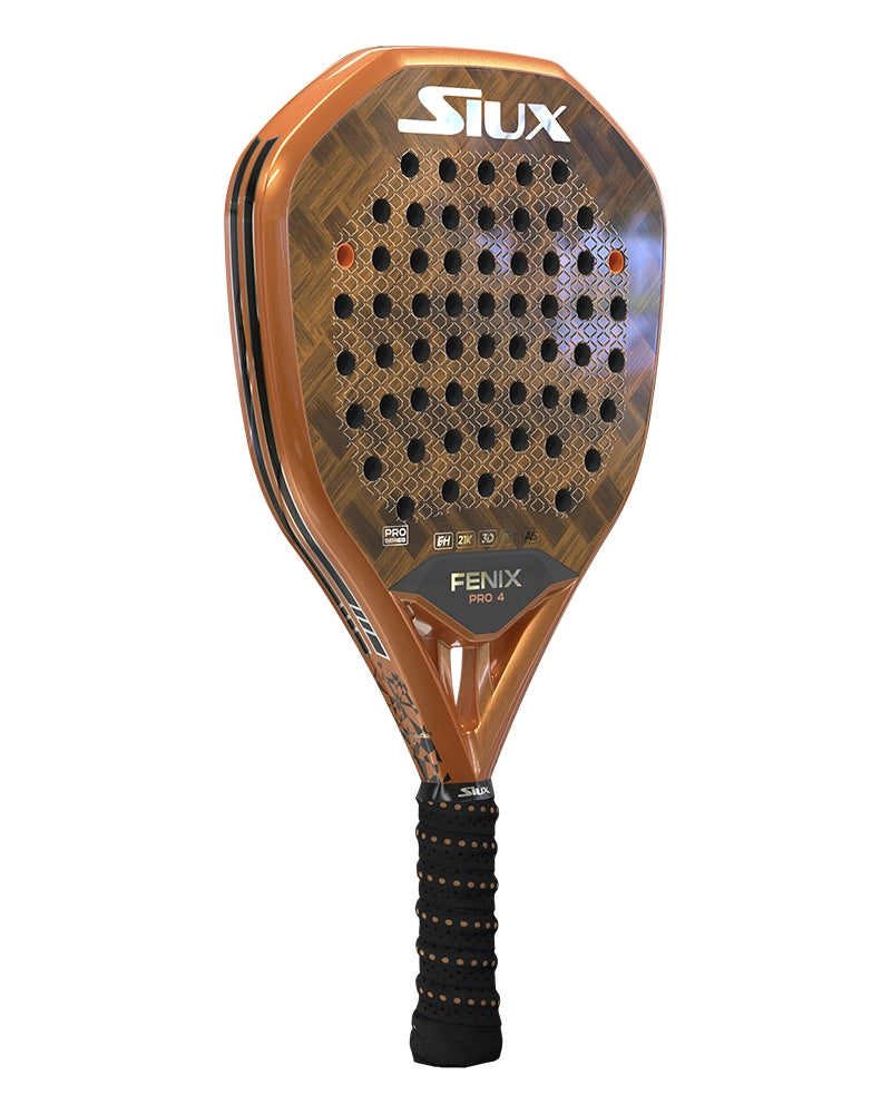 Siux Fenix Pro 4 Padel Racket which is available for sale at GSM Sports