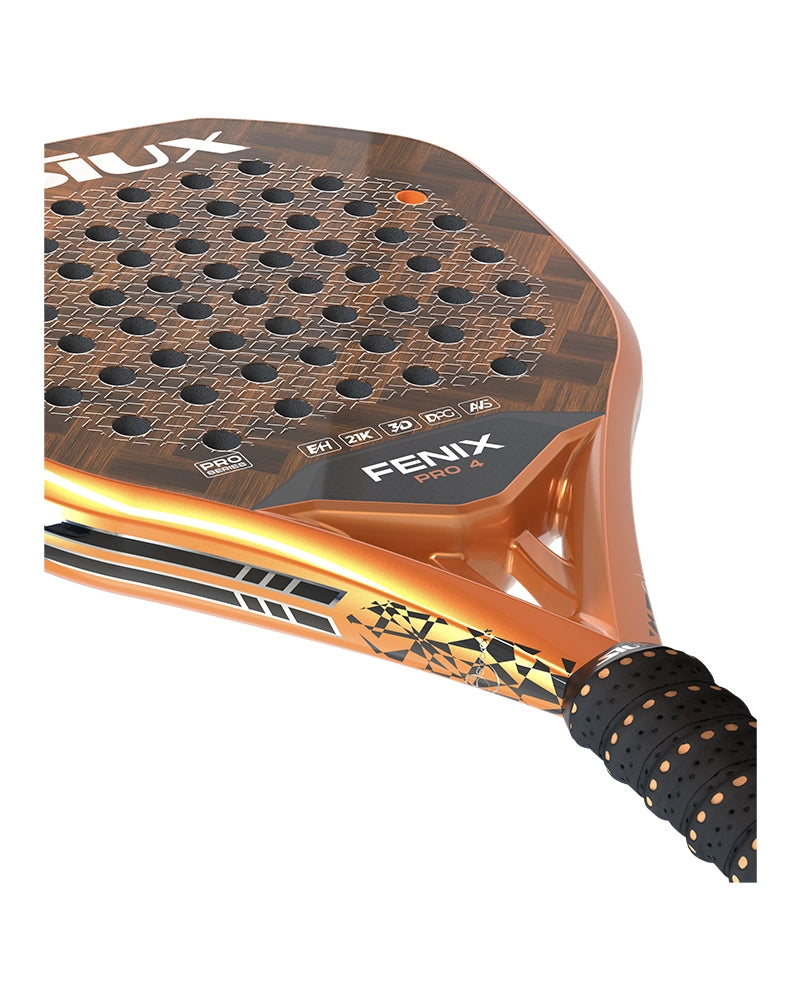 Siux Fenix Pro 4 Padel Racket which is available for sale at GSM Sports