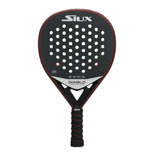 Siux Diablo Revolution Lite 3 Padel Racket which is available for sale at GSM Sports