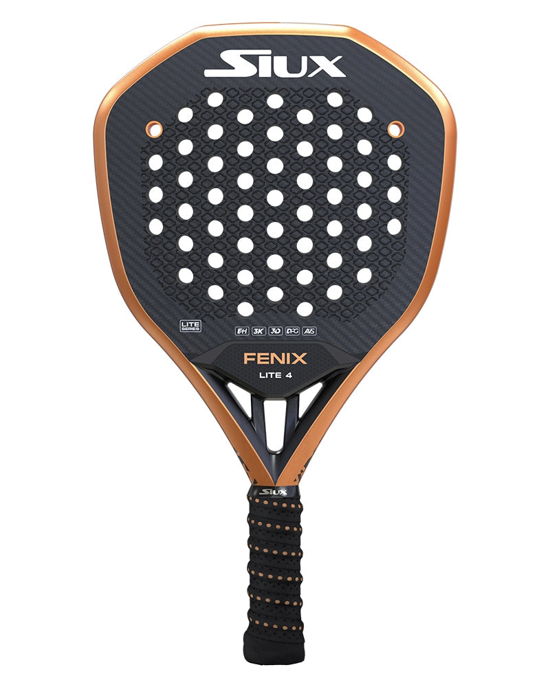 Siux Fenix Lite 4 Padel Racket  which is available for sale at GSM Sports