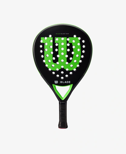 Wilson Blade Team V2 Padel Racket - Black & Green which is available for sale at GSM Sports