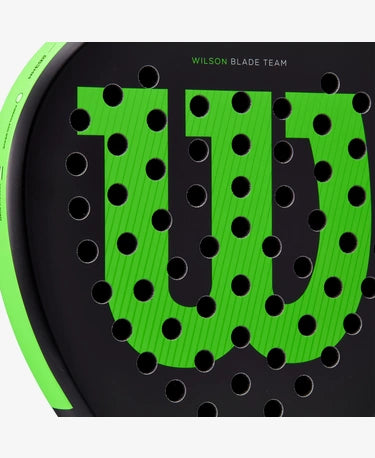 Wilson Blade Team V2 Padel Racket - Black & Green which is available for sale at GSM Sports