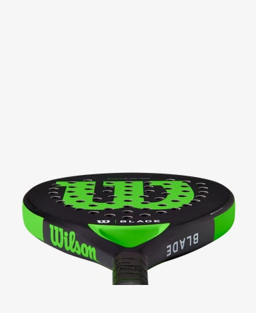 Wilson Blade Team V2 Padel Racket - Black & Green which is available for sale at GSM Sports