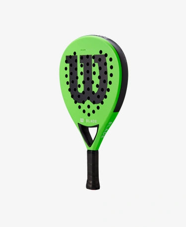 Wilson Blade Team V2 Padel Racket - Black & Green which is available for sale at GSM Sports