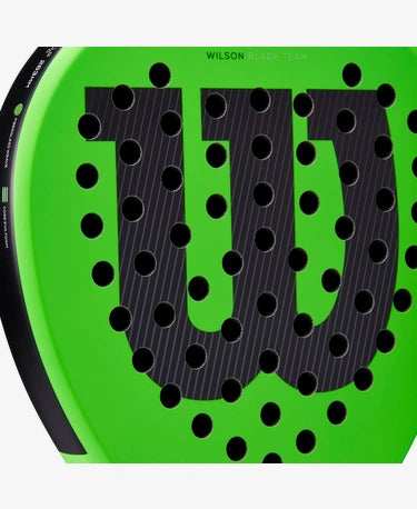 Wilson Blade Team V2 Padel Racket - Black & Green which is available for sale at GSM Sports