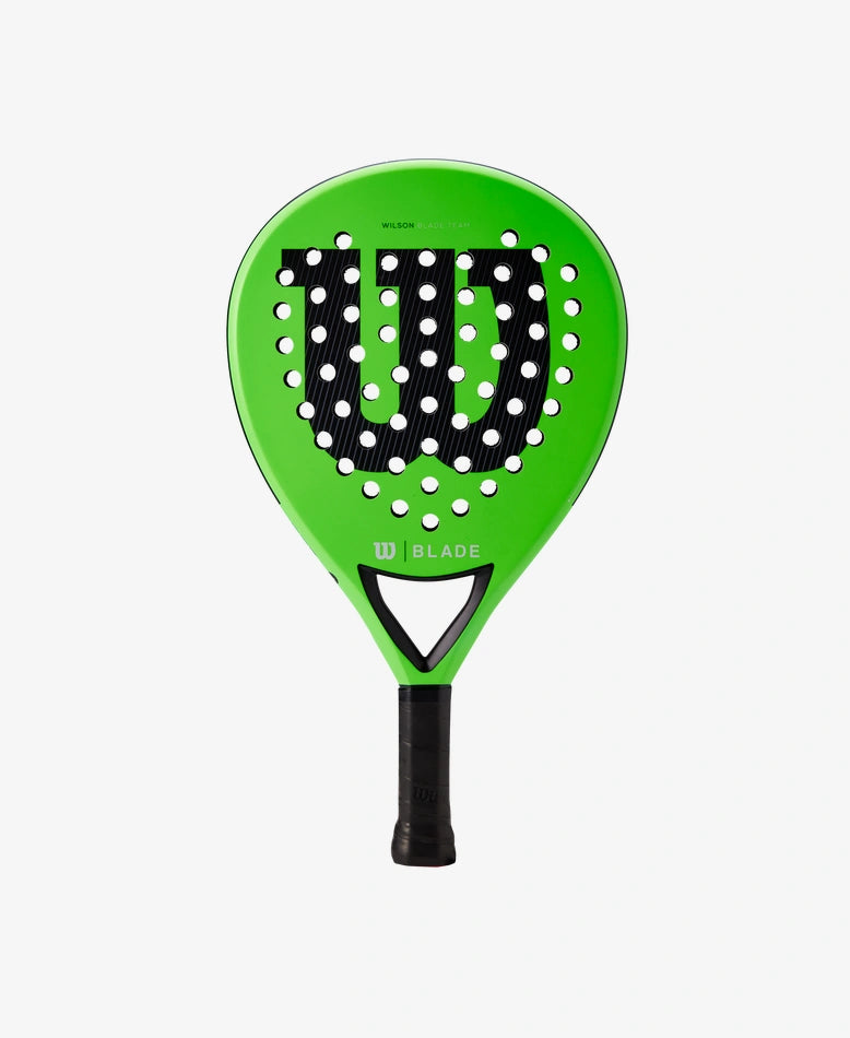 Wilson Blade Team V2 Padel Racket - Black & Green which is available for sale at GSM Sports