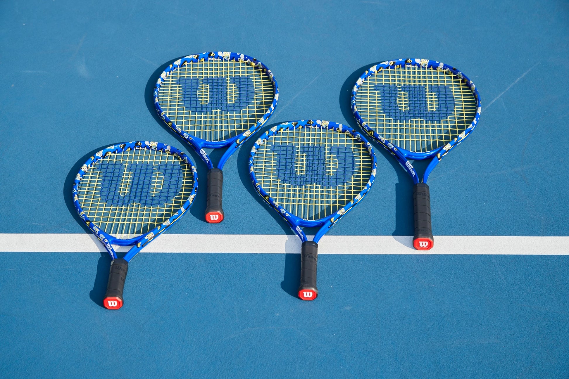 Wilson Minions 3.0 Junior 23 Tennis Racket which is available for sale at GSM Sports