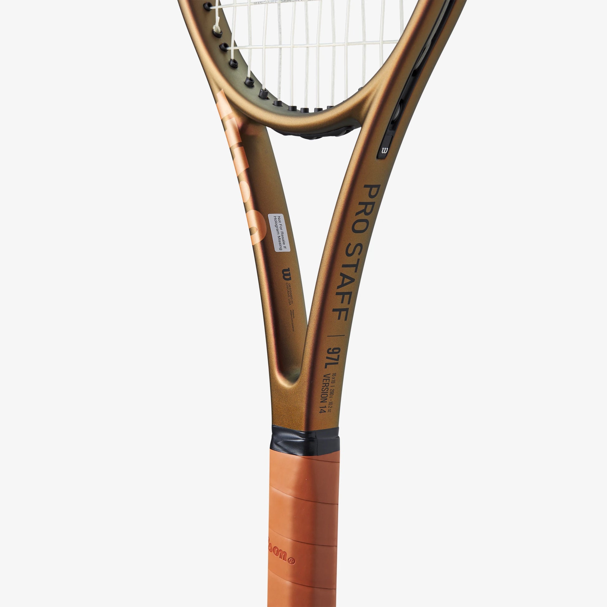 The Wilson Pro Staff 97L Version 14 Tennis Racket available for sale at GSM Sports.