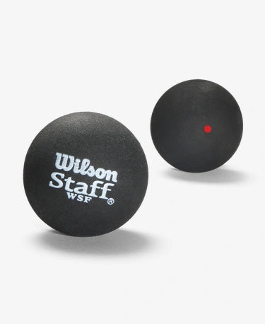 Wilson Staff Squash 2 Ball Red Dot - Squash Ball which is available for sale at GSM Sports