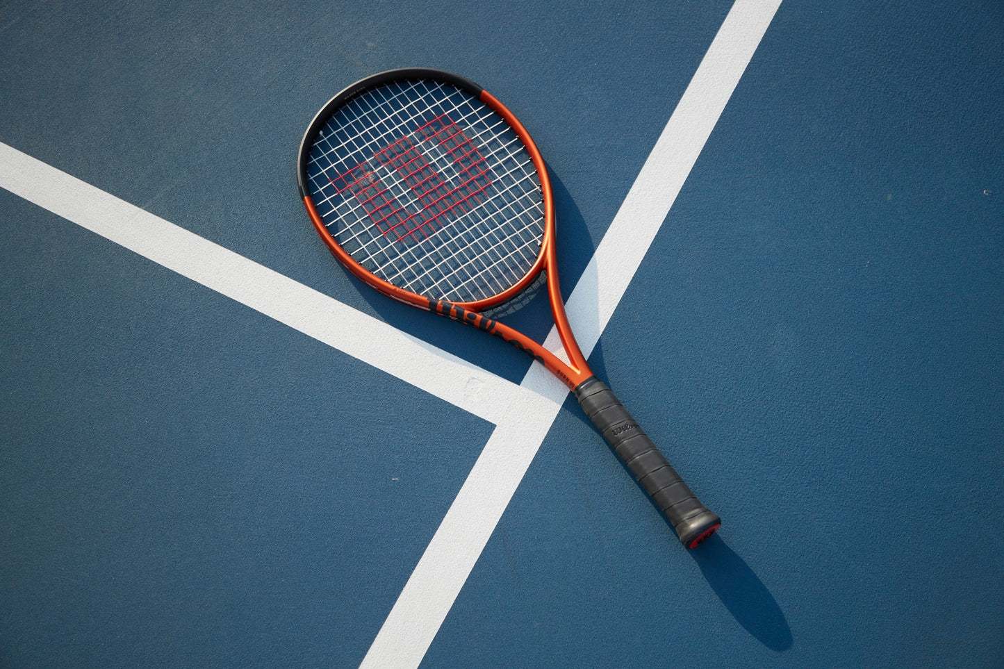 Wilson Burn 100 V5 Tennis Racket which is available for sale at GSM Sports