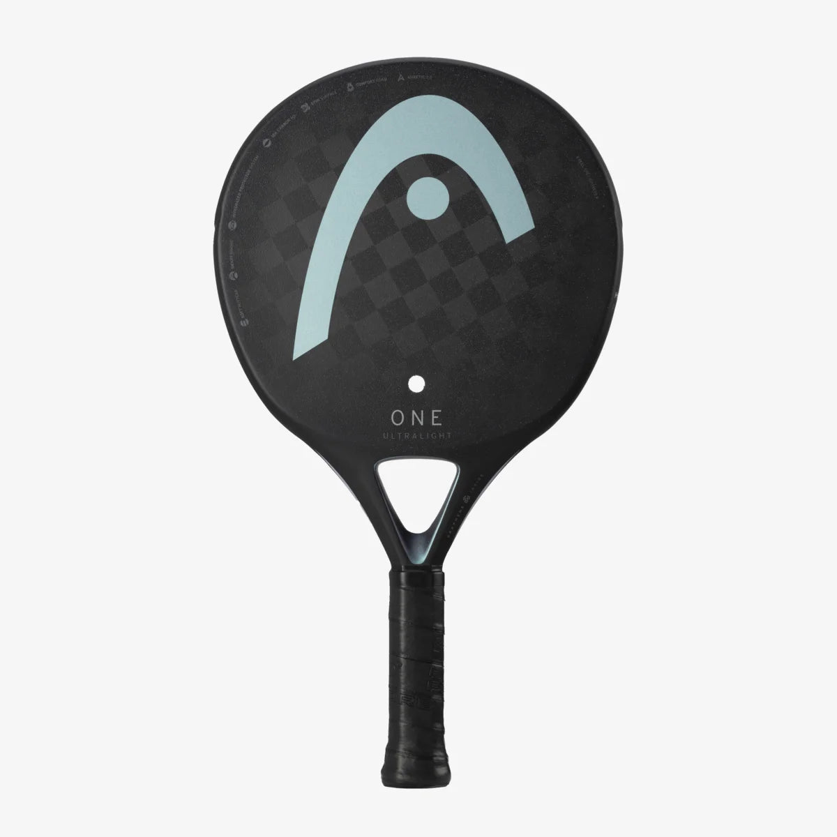 Head One Ultralight 2025 Black Padel Racket which is available for sale at GSM Sports