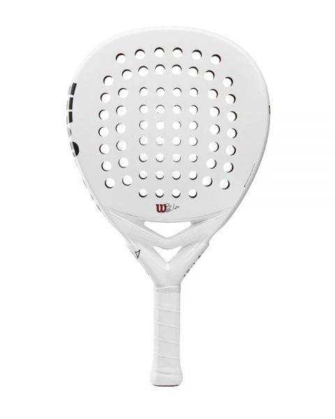 Wilson Bela LT V2.5 Padel Racket - White which is available for sale at GSM Sports