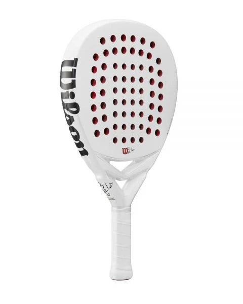 Wilson Bela LT V2.5 Padel Racket - White which is available for sale at GSM Sports