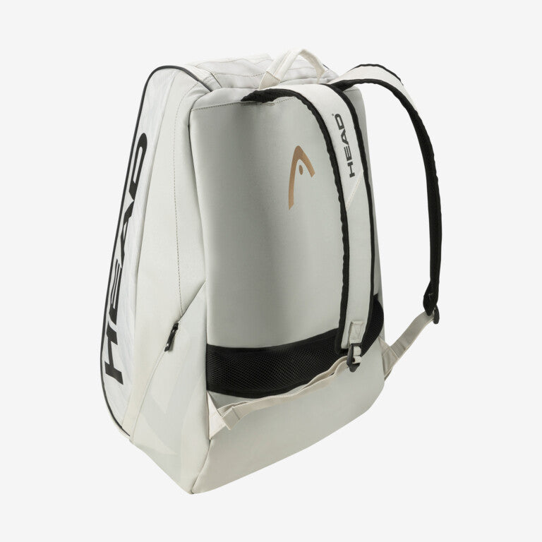 The Head Pro X Padel Bag in off white which is available for sale at GSM Sports.