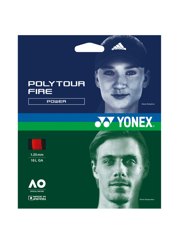Yonex POLYTOUR SPIN 125 Tennis String 200m Reel