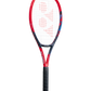 The Yonex VCORE 100 Tennis Racket in scarlet red colour which is available for sale at GSM Sports.  