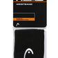 Head Wristband 5" for sale at GSM Sports in Black which is available for sale at GSM Sports