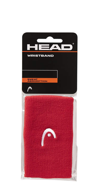 Head Wristband 5" for sale at GSM Sports in Red which is available for sale at GSM Sports