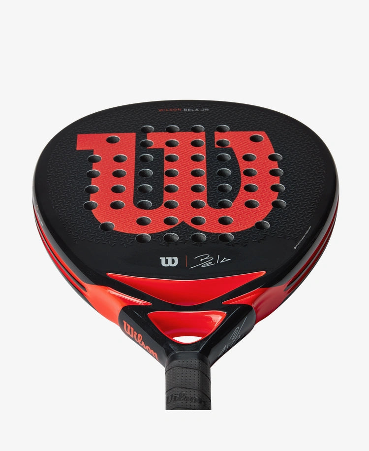 The Wilson Bela Junior Padel Racket available for sale at GSM Sports.