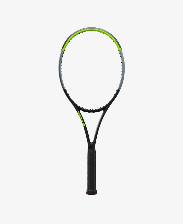 The Wilson Blade 100L V7 Tennis Racket available for sale at GSM Sports.