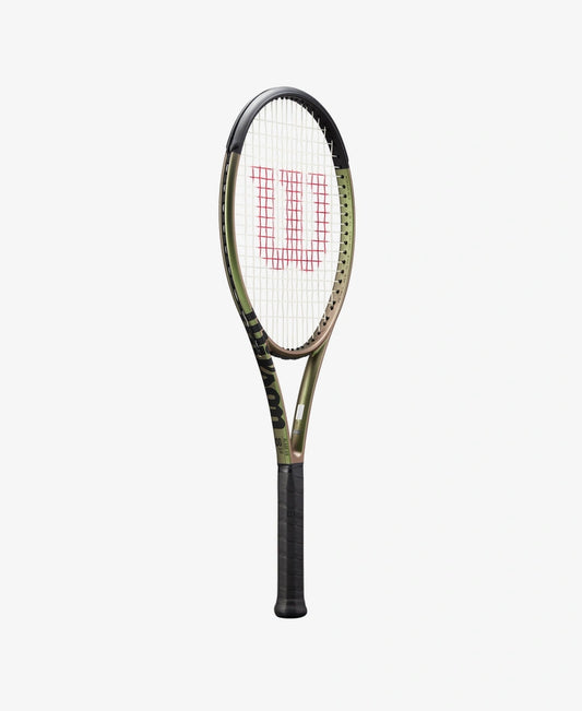 The Wilson Blade 100L V8 Tennis Racket available for sale at GSM Sports.      