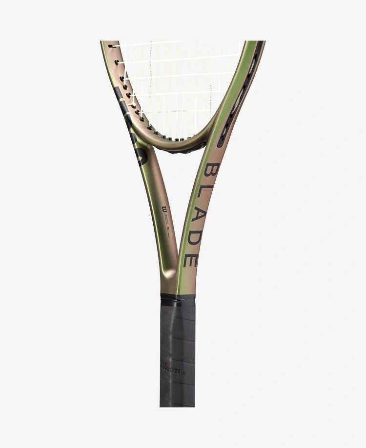 The Wilson Blade 104 V8 Tennis Racket available for sale at GSM Sports.