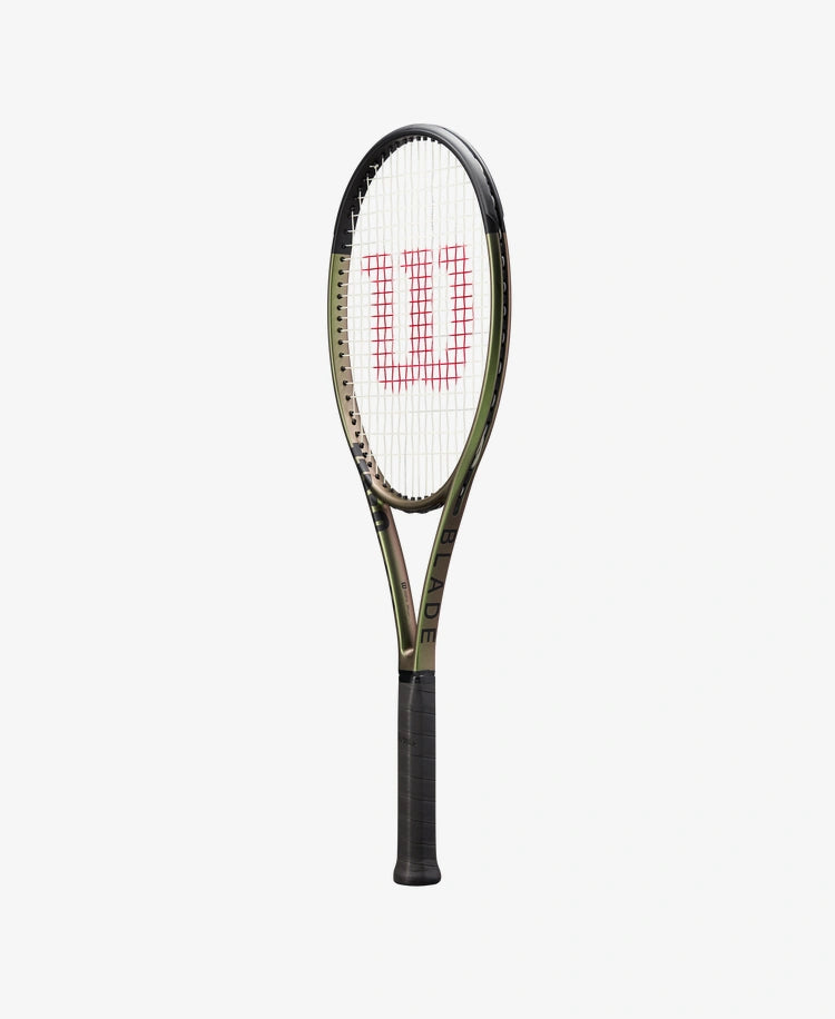 The Wilson Blade 98 (18x20) V8 Tennis Racket available for sale at GSM Sports.