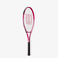 The Wilson Burn Pink 25 Tennis Racket available for sale at GSM Sports. 