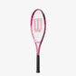 The Wilson Burn Pink 25 Tennis Racket available for sale at GSM Sports.