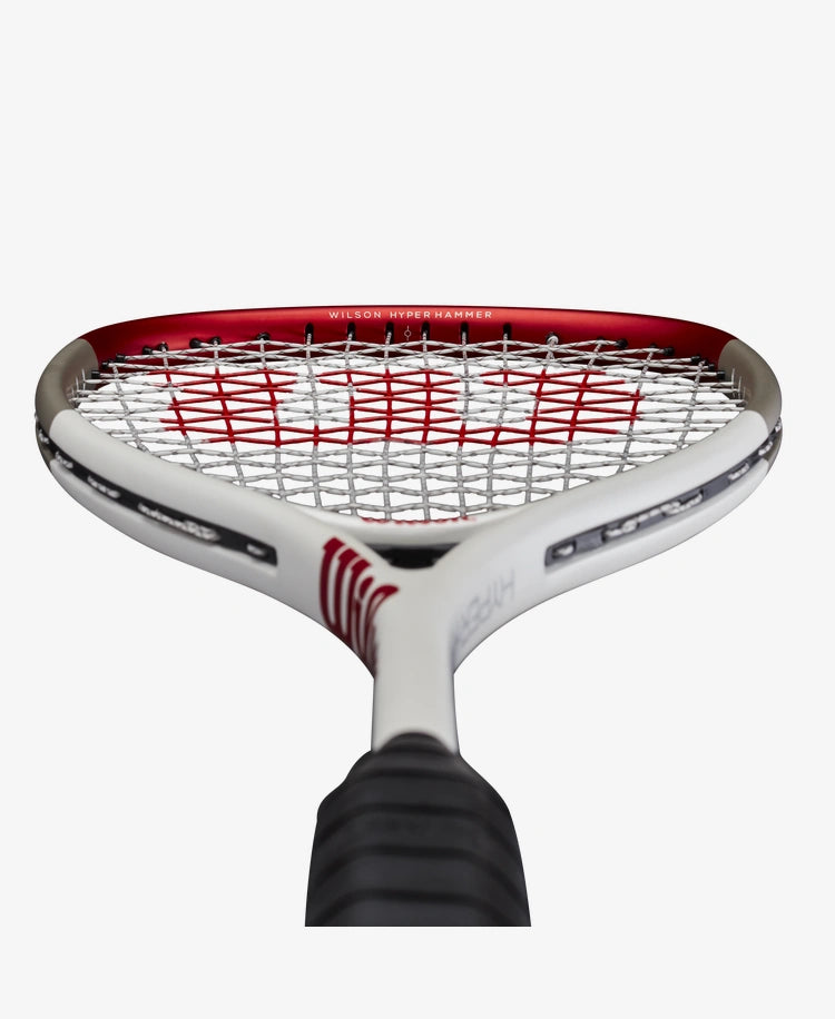 The Wilson Hyper Hammer Pro Squash Racket available for sale at GSM Sports.