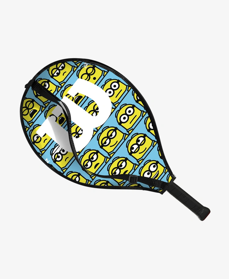 The Wilson Minions 2.0 Junior 21 Tennis Racket available for sale at GSM Sports.