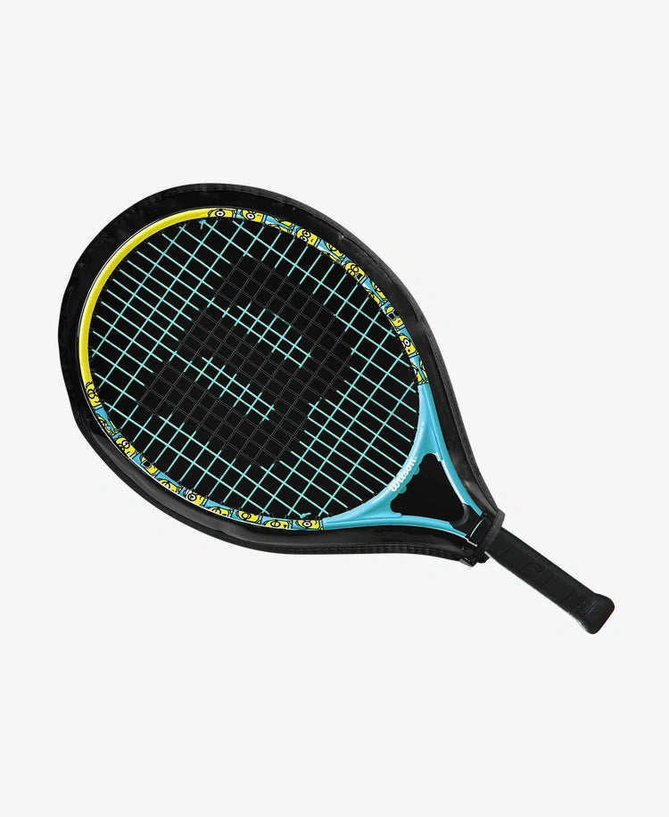 The Wilson Minions 2.0 Junior 21 Tennis Racket available for sale at GSM Sports.