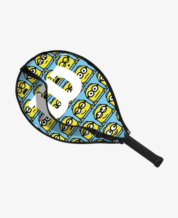 The Wilson Minions 2.0 Junior 23 Tennis Racket available for sale at GSM Sports.