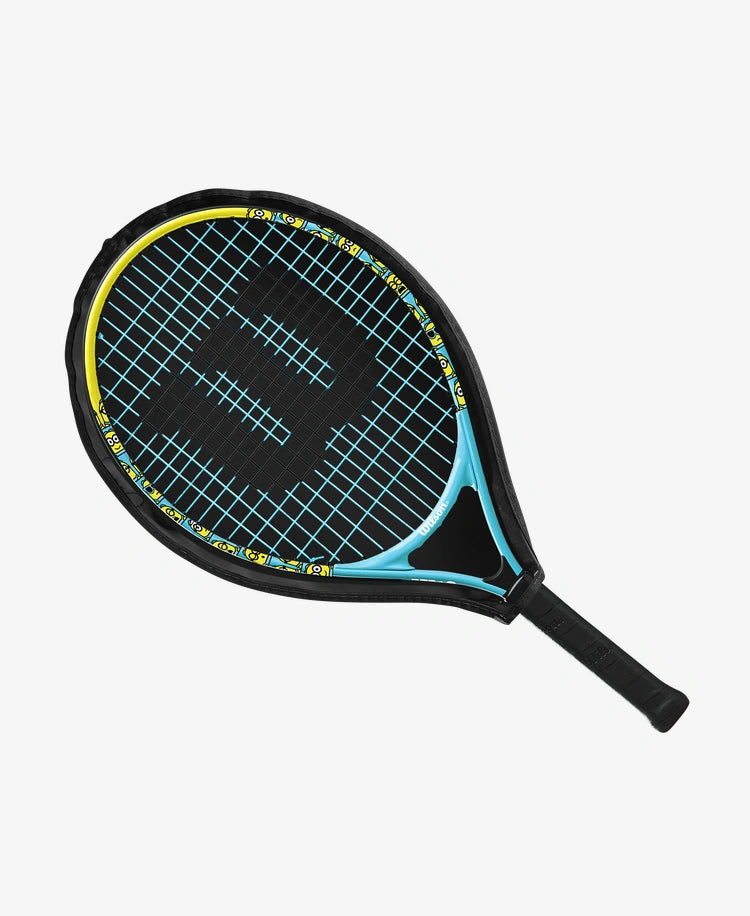 The Wilson Minions 2.0 Junior 23 Tennis Racket available for sale at GSM Sports.