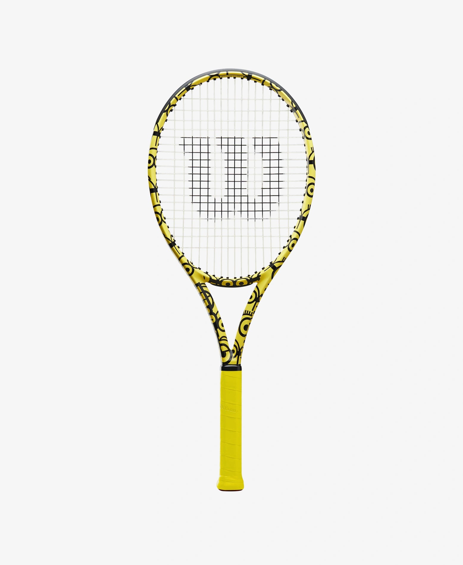 The Wilson Minions Ultra 100 Tennis Racket available for sale at GSM Sports.  