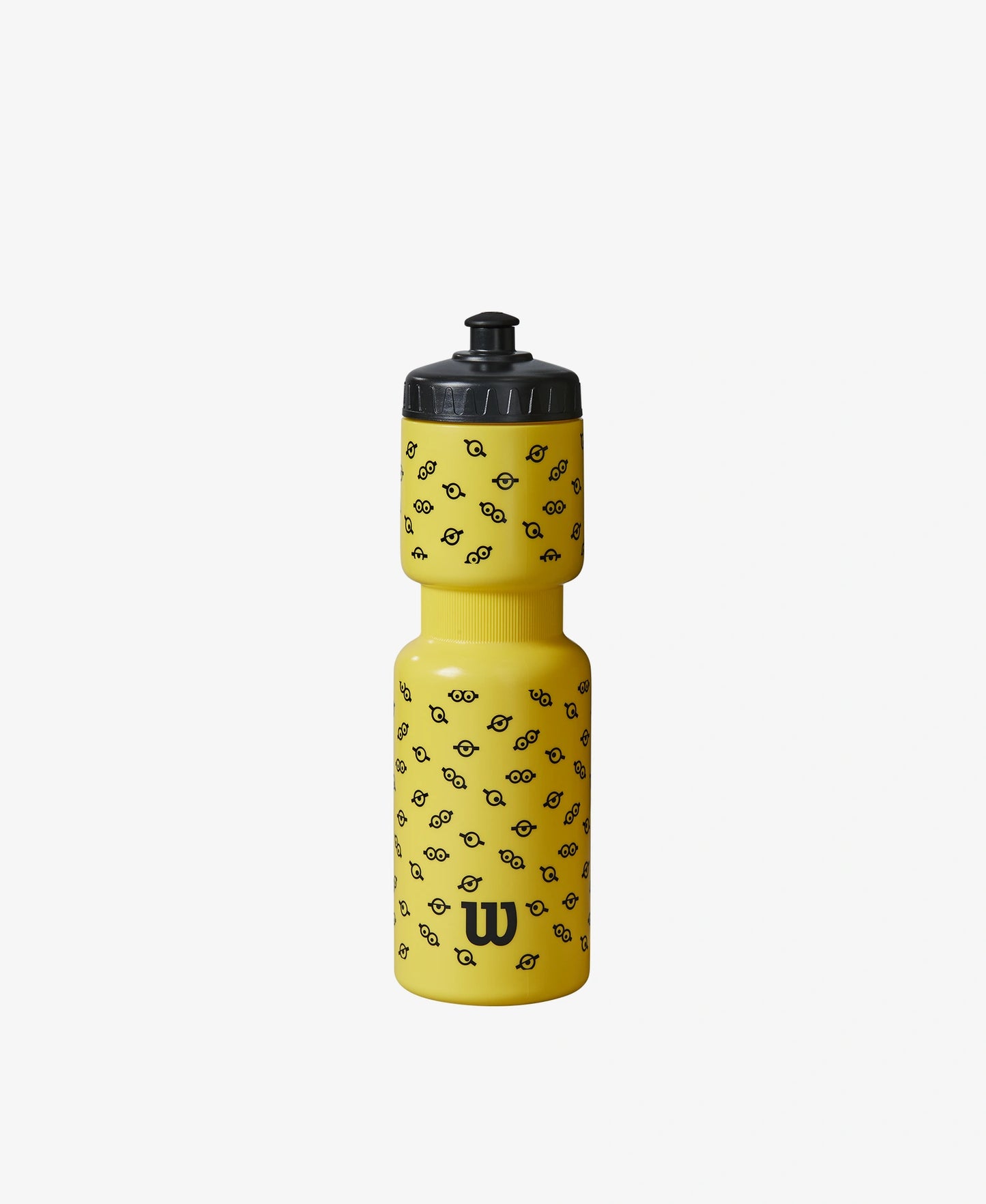 The Wilson Minions Water Bottle in yellow available for sale at GSM Sports.      