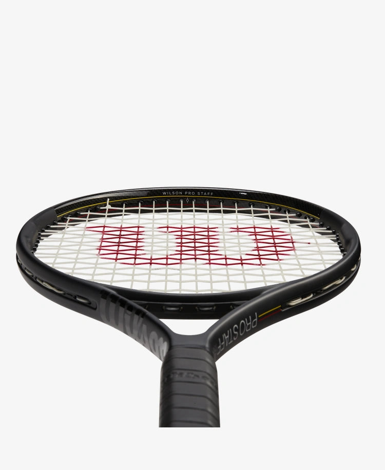 The Wilson Pro Staff 25 V13 Tennis Racket available for sale at GSM Sports.