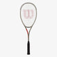 The Wilson Hyper Hammer Pro Squash Racket available for sale at GSM Sports.   