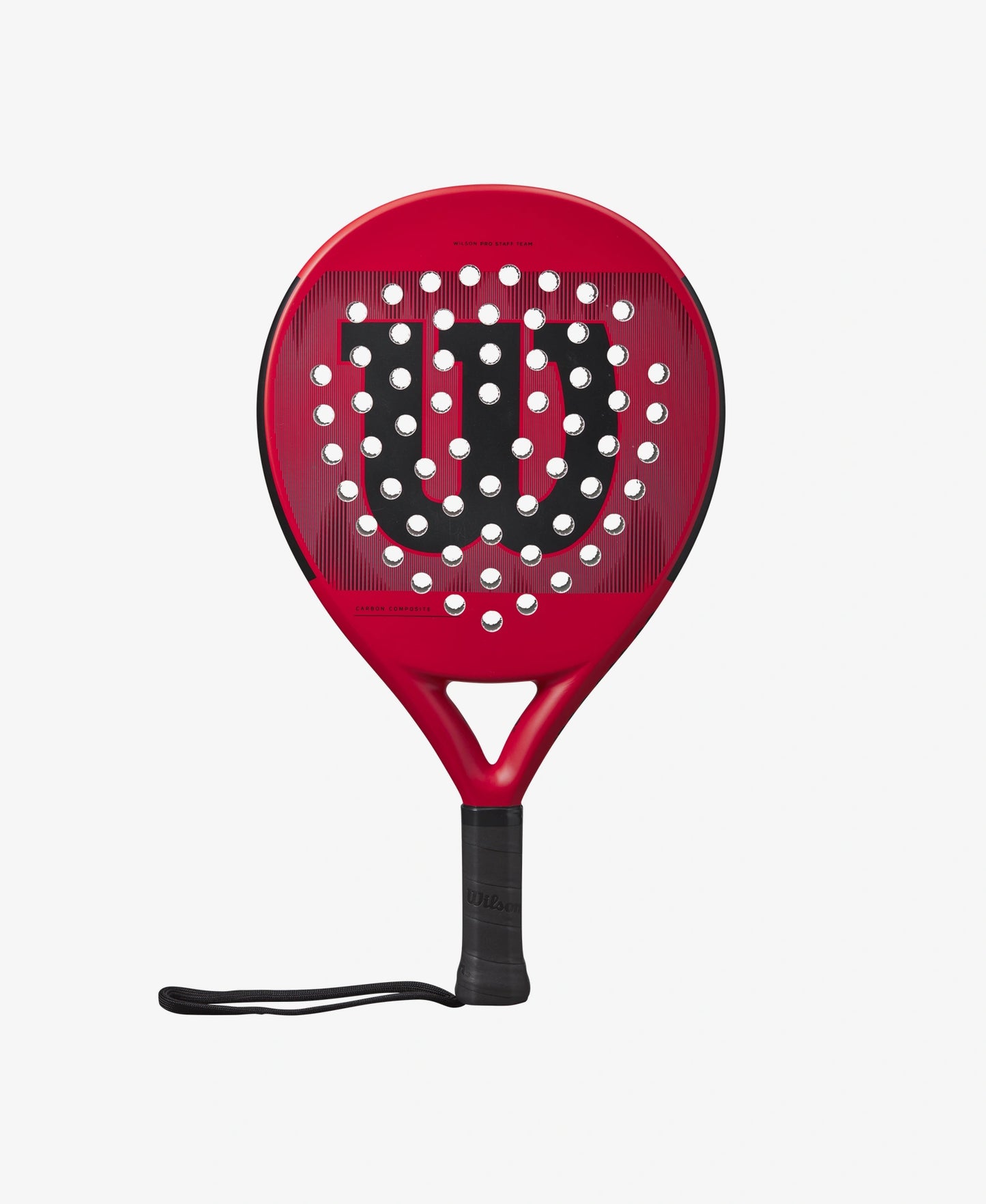 The Wilson Pro Staff Team Padel Racket available for sale at GSM Sports.     